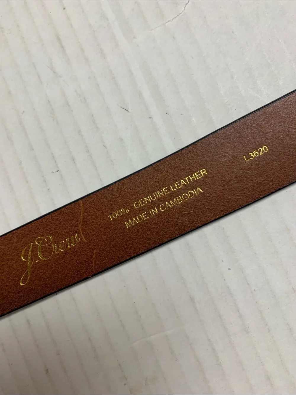 J Crew Calf Hair Belt In Leopard Print Genuine Leather Size Large Gold Buckle